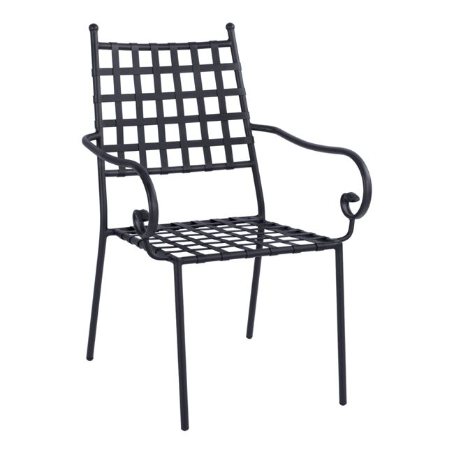 HM5171.11 ΜΕΤΑΛΛΙΚΗ ΠΟΛΥΘΡΟΝΑ KENNEDY HM5171.11 ΣΕ ΜΑΥΡΗ ΑΠΟΧΡΩΣΗ 57x60x92Y - Image 1