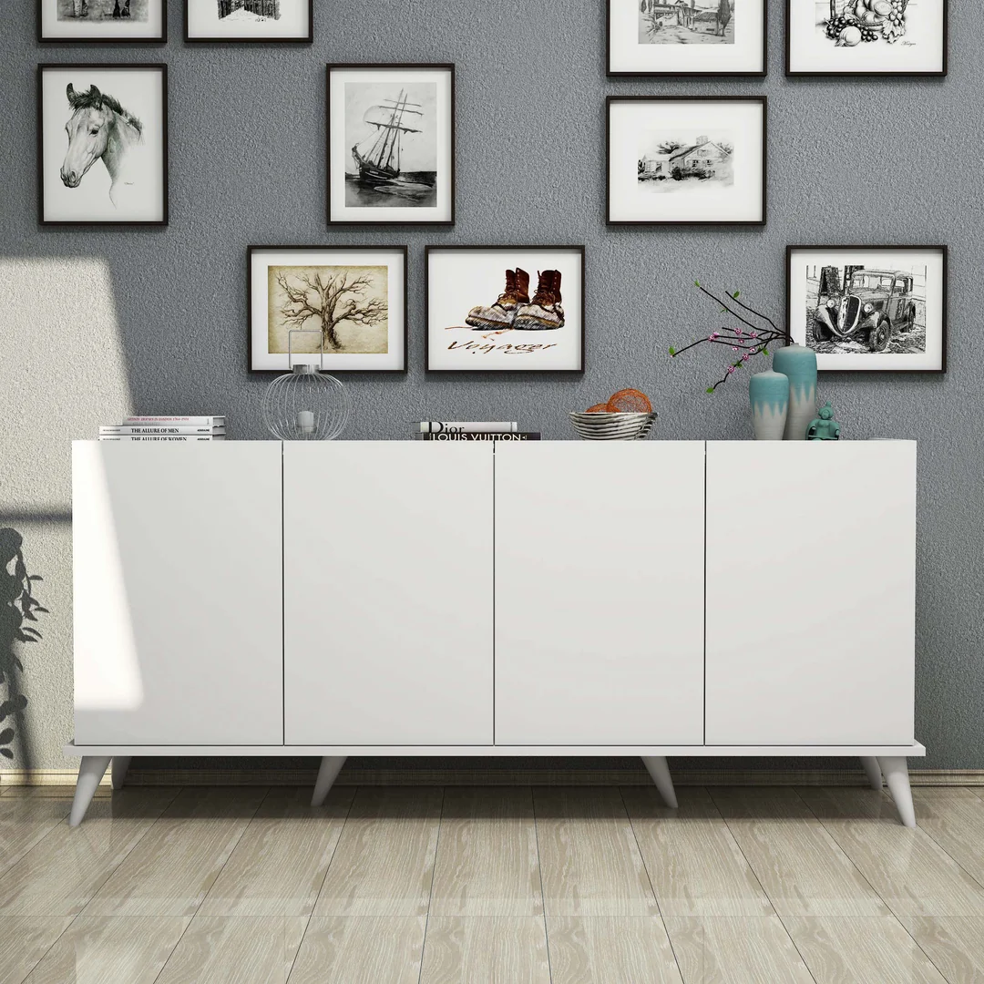 Μπουφές Elegante 1602 Μπουφές Elegante 1602, Π180xΜ45xΥ80,80 εκ., All4home - Image 1
