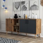 Μπουφές Exxen 1620, Π180xΜ45xΥ82 εκ., All4home - Image 3