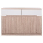 ΜΠΟΥΦΕΣ JOLENE HM2234.02 2 ΣΥΡΤΑΡΙΑ & 4 ΠΟΡΤΕΣ SONAMA 120X40X80εκ. - Image 4