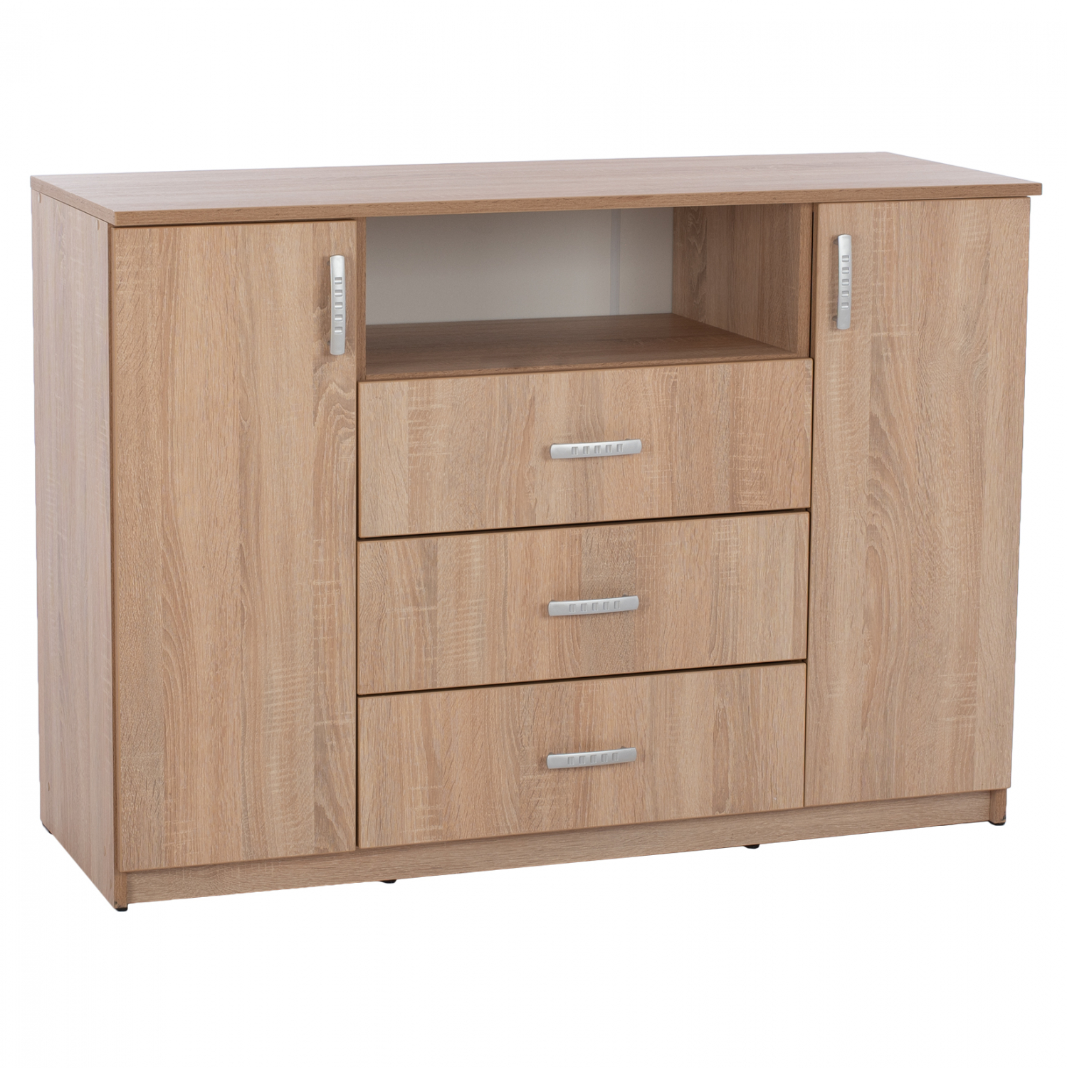 HM2430 ΜΠΟΥΦΕΣ ΜΕ 2 ΝΤΟΥΛΑΠΙΑ Κ 3 ΣΥΡΤΑΡΙΑ ADLER SONAMA OAK HM2430 120X45X85Yεκ. - Image 1