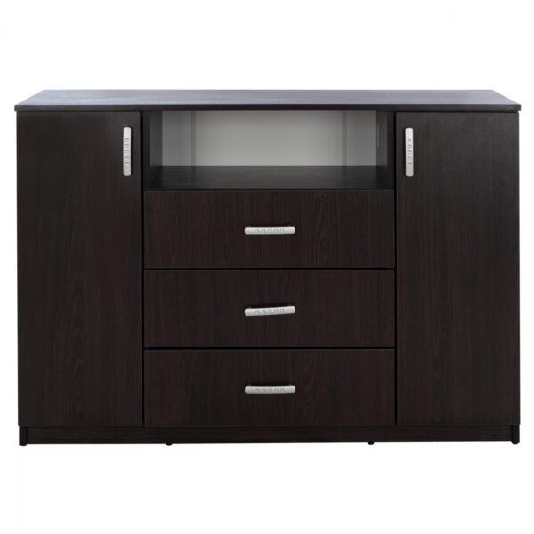ΜΠΟΥΦΕΣ ΜΕ 2 ΝΤΟΥΛΑΠΙΑ Κ 3 ΣΥΡΤΑΡΙΑ ADLER WENGE HM2430.02 120X45X85Y εκ. - Image 3