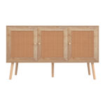 ΜΠΟΥΦΕΣ ΜΕΛΑΜΙΝΗΣ COLM- ΣΥΝΘ. RATTAN ΣΤΙΣ ΠΟΡΤΕΣ HM9220.11 120Χ39Χ70Υεκ. - Image 3