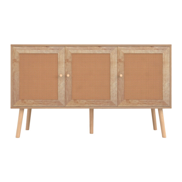 ΜΠΟΥΦΕΣ ΜΕΛΑΜΙΝΗΣ COLM- ΣΥΝΘ. RATTAN ΣΤΙΣ ΠΟΡΤΕΣ HM9220.11 120Χ39Χ70Υεκ. - Image 3
