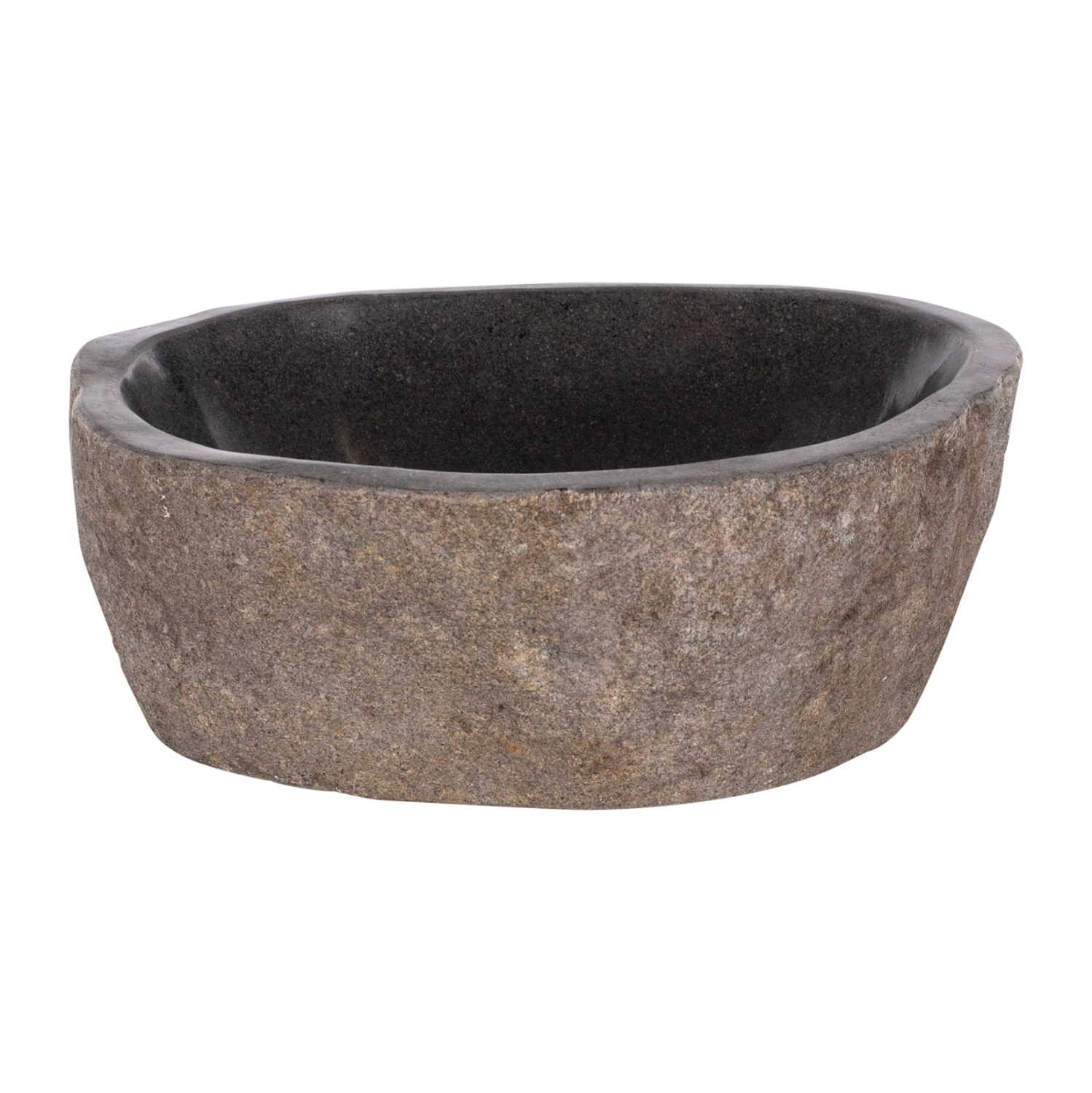 HM7807 ΝΙΠΤΗΡΑΣ STONE SINK ΛΑΞΕΥΜΕΝΗ ΠΕΤΡΑ ΓΚΡΙ ΧΡΩΜΑ 40x40x20Yεκ.HM7807 - Image 1