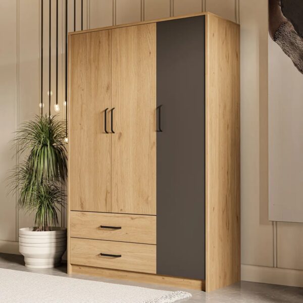 Ντουλάπα ,Grande 3508, 120x47,50x181,80 εκ. ,All4home - Image 2