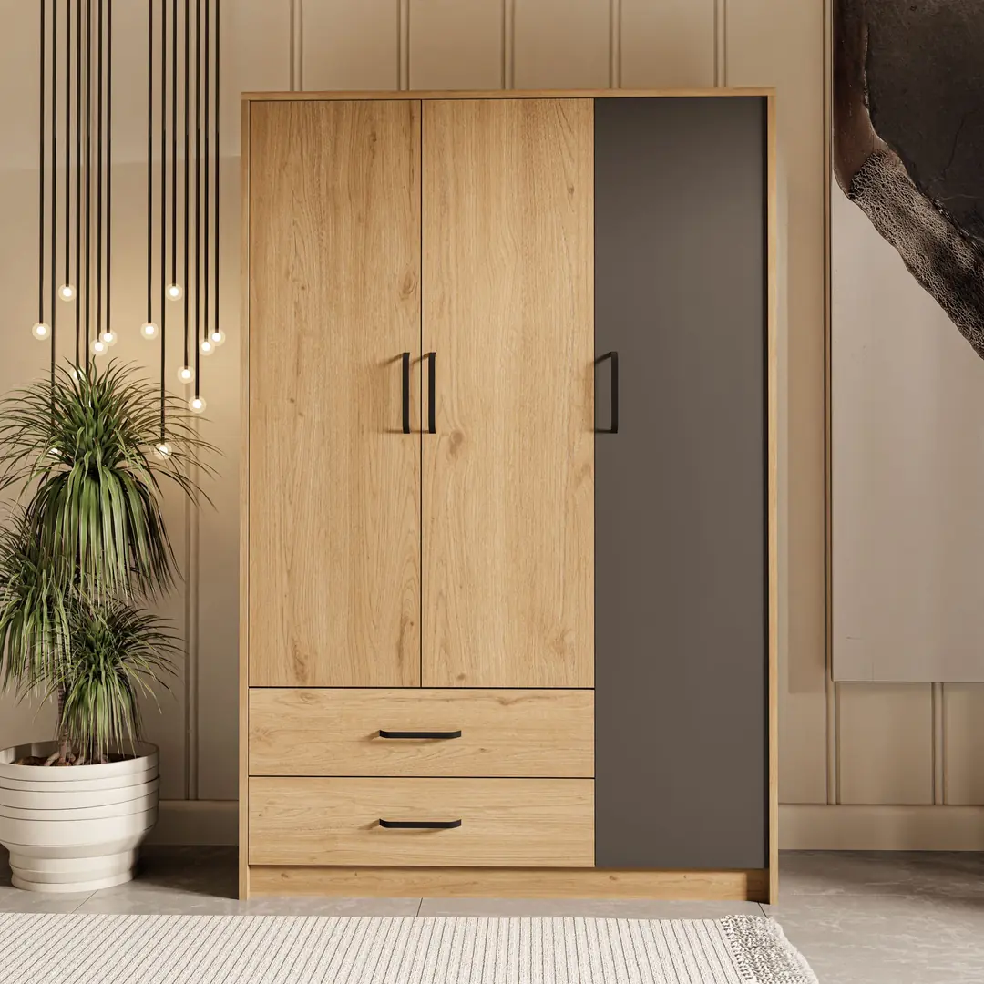 Ντουλάπα Ντουλάπα ,Grande 3508, 120x47,50x181,80 εκ. ,All4home - Image 1