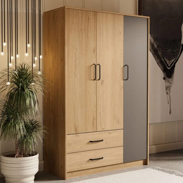 Ντουλάπα ,Grande 3508, 120x47,50x181,80 εκ. ,All4home - Image 4