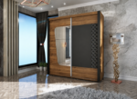 Ντουλάπα Kafe, 200x60x210 εκ, Genomax