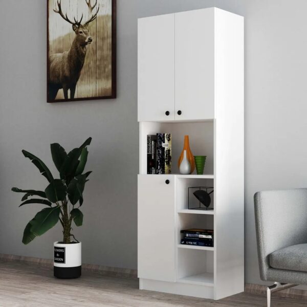 Ντουλάπα ,Order 3004,Λευκό, 59,6x35x180 εκ. ,All4home - Image 2