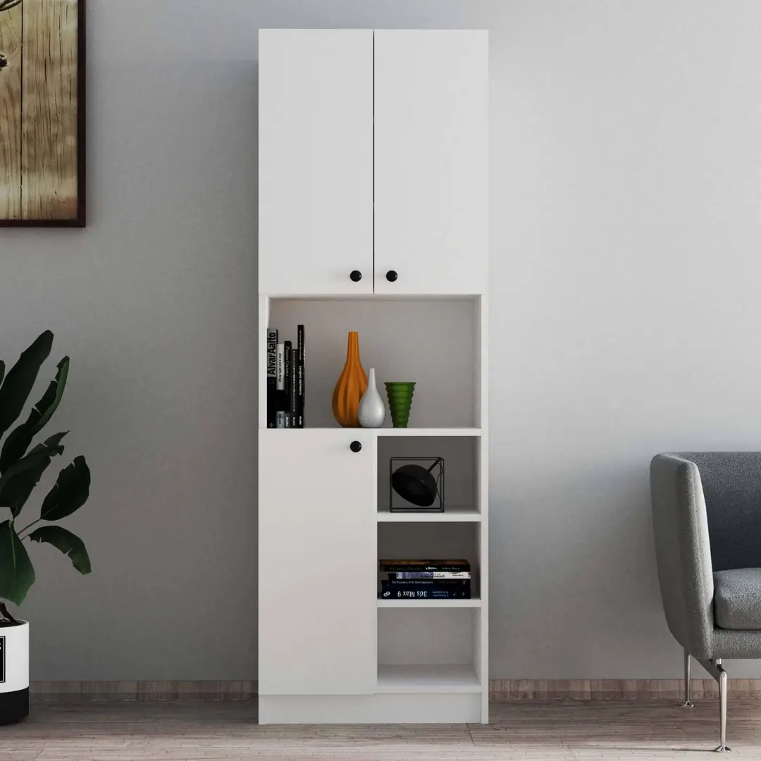 Ντουλάπα Ντουλάπα ,Order 3004,Λευκό, 59,6x35x180 εκ. ,All4home - Image 1