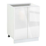 Ντουλάπι Κουζίνας επιδαπέδιο 60εκ.,Νο 602  Alba Gloss , κωδ. 1219922631, Genomax