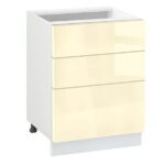 Ντουλάπι Κουζίνας επιδαπέδιο 60εκ., Νο 603  Ivory, κωδ.1220000002 , Genomax