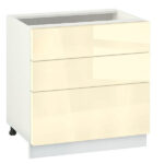 Ντουλάπι Κουζίνας επιδαπέδιο 80εκ., Νο 803  Ivory, κωδ. 1229920585, Genomax