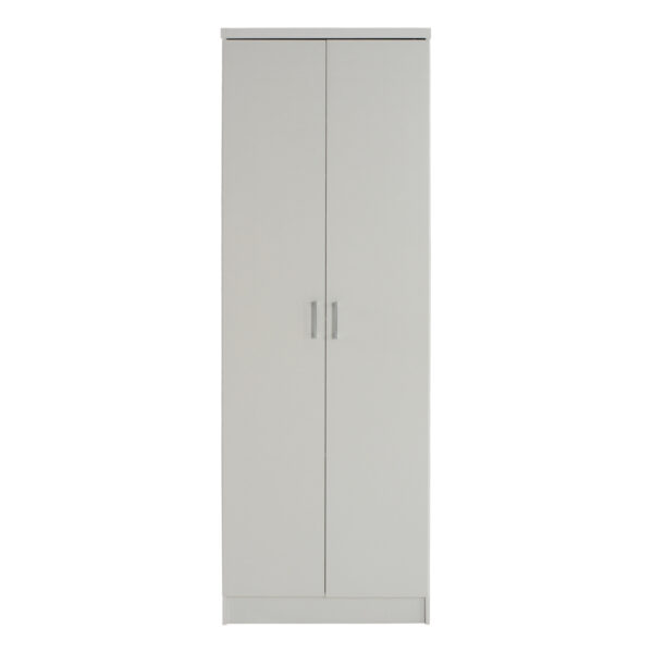 ΝΤΟΥΛΑΠΑ 2ΦΥΛΛΗ BAILEY ΜΕ ΤΡΙΑ ΡΑΦΙΑ HM337.05 ΜΕΛΑΜΙΝΗ ΛΕΥΚΗ 60Χ43Χ181Υεκ. - Image 3