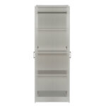 ΝΤΟΥΛΑΠΑ 2ΦΥΛΛΗ BAILEY ΜΕ ΤΡΙΑ ΡΑΦΙΑ HM337.05 ΜΕΛΑΜΙΝΗ ΛΕΥΚΗ 60Χ43Χ181Υεκ. - Image 4