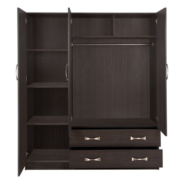 ΝΤΟΥΛΑΠΑ 3ΦΥΛΛΗ CARLY HM384.01 ΜΕ ΔΥΟ ΣΥΡΤΑΡΙΑ ZEBRANO 150X55Χ180Υεκ. - Image 4