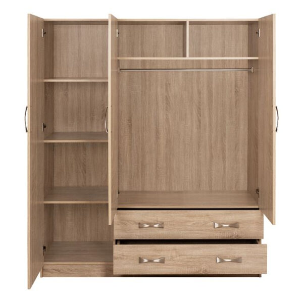 ΝΤΟΥΛΑΠΑ 3ΦΥΛΛΗ CARLY HM384.02 ΜΕ ΔΥΟ ΣΥΡΤΑΡΙΑ SONAMA 150X55Χ180Υεκ. - Image 4