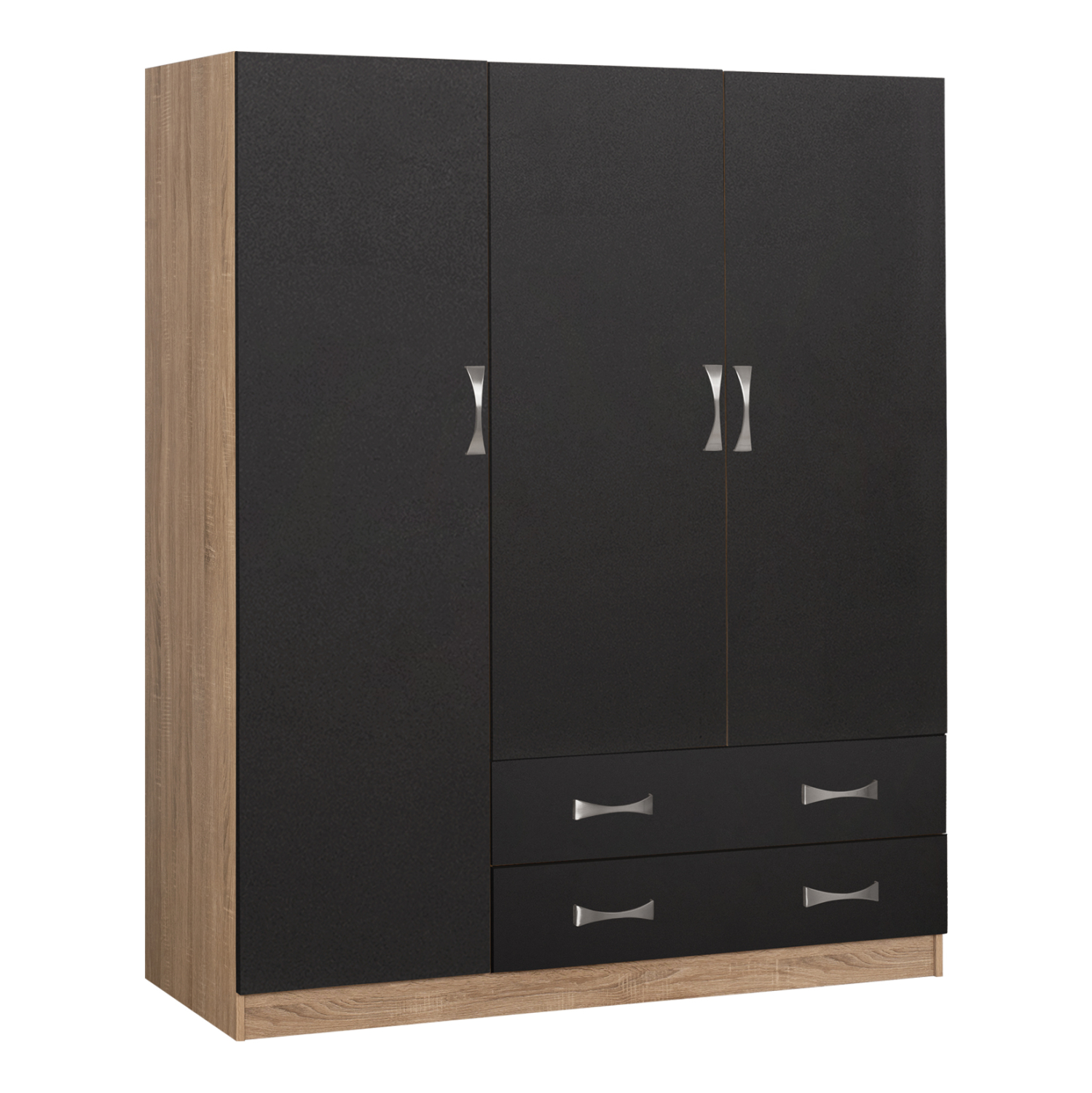 HM384.04 ΝΤΟΥΛΑΠΑ 3ΦΥΛΛΗ CARLY HM384.04 ΜΕ ΔΥΟ ΣΥΡΤΑΡΙΑ SONAMA-ΓΚΡΙ 150X55Χ180Υεκ. - Image 1