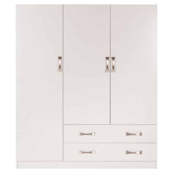 ΝΤΟΥΛΑΠΑ 3ΦΥΛΛΗ CARLY HM384.05 ΜΕ ΔΥΟ ΣΥΡΤΑΡΙΑ ΛΕΥΚΗ 150X55Χ180Υεκ. - Image 3