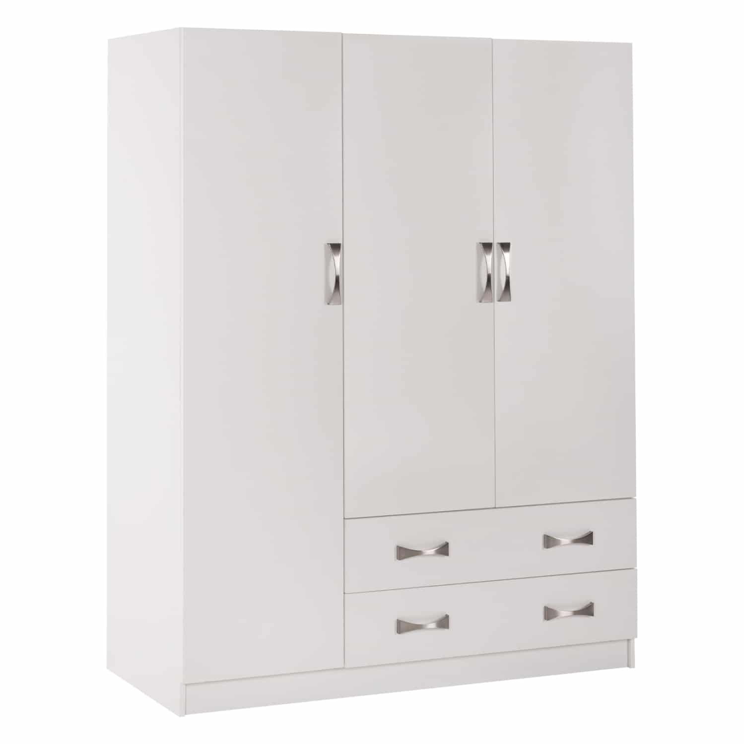 HM384.05 ΝΤΟΥΛΑΠΑ 3ΦΥΛΛΗ CARLY HM384.05 ΜΕ ΔΥΟ ΣΥΡΤΑΡΙΑ ΛΕΥΚΗ 150X55Χ180Υεκ. - Image 1