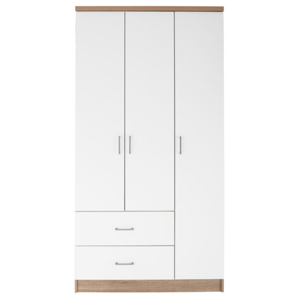 ΝΤΟΥΛΑΠΑ 3ΦΥΛΛΗ ME 2 ΣΥΡΤΑΡΙΑ CAESAR HM340.06 SONAMA - ΛΕΥΚO 89x42,5x181 εκ. - Image 4