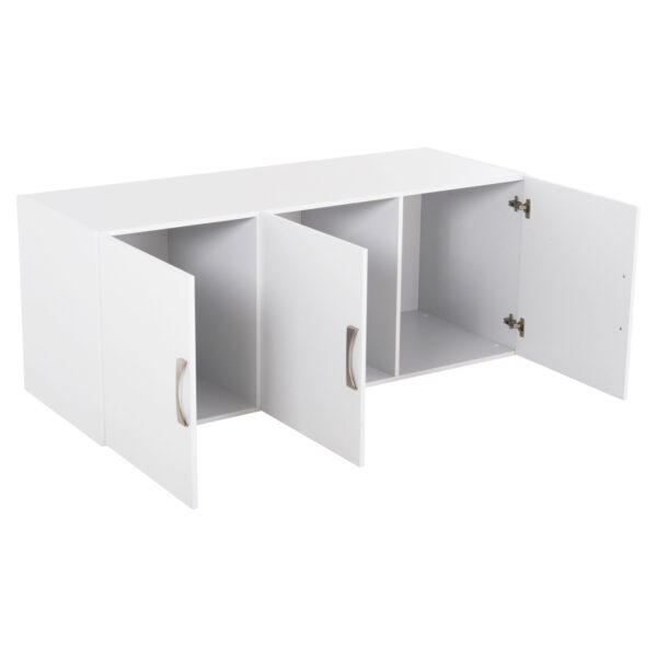 ΝΤΟΥΛΑΠΑ 3ΦΥΛΛΗ ΜΕ ΠΑΤΑΡΙ CARLY HM10891.05 ΜΕΛΑΜΙΝΗ ΣΕ ΛΕΥΚΟ 150X55Χ240Υεκ. - Image 6