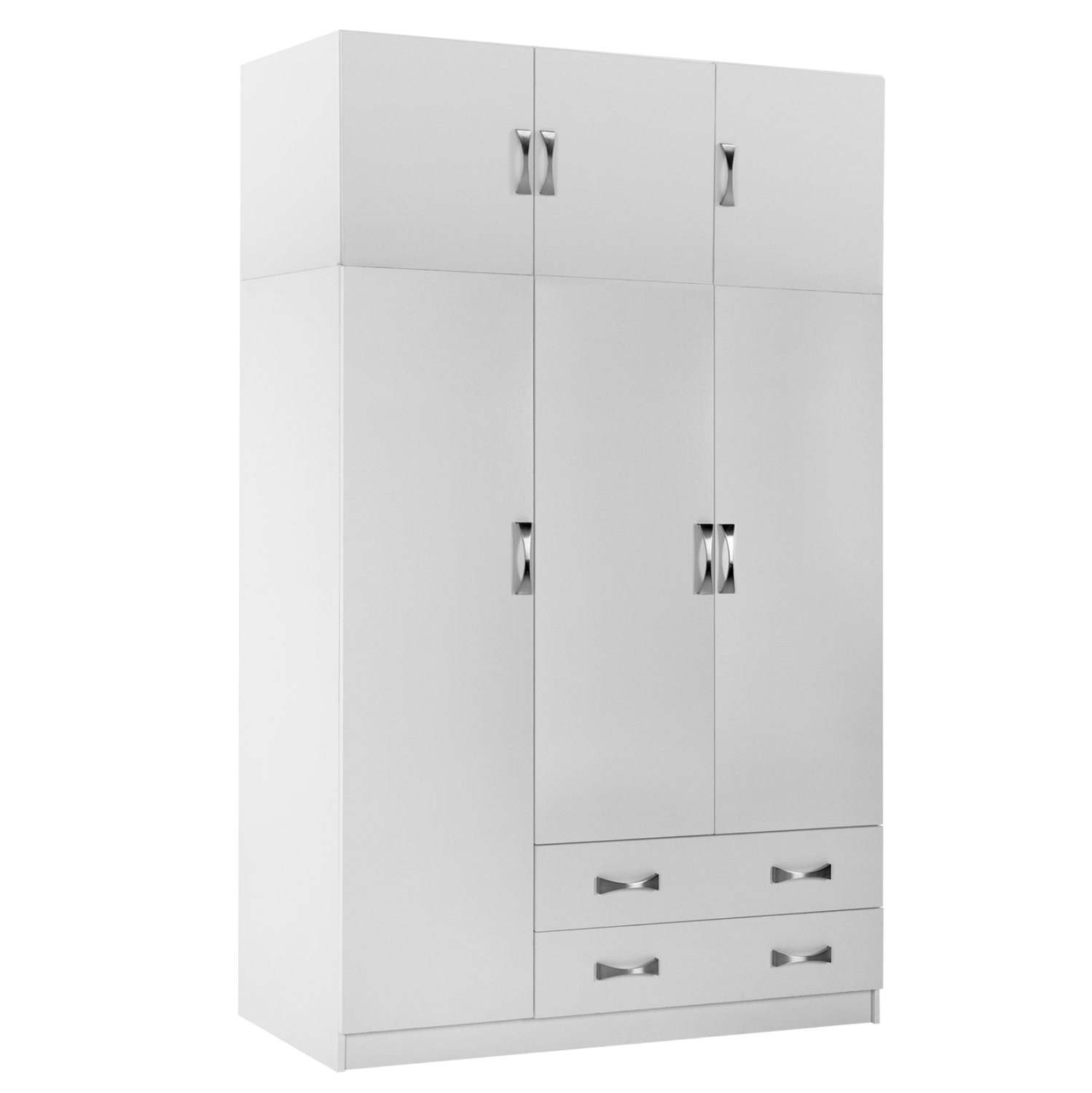 HM10891.05 ΝΤΟΥΛΑΠΑ 3ΦΥΛΛΗ ΜΕ ΠΑΤΑΡΙ CARLY HM10891.05 ΜΕΛΑΜΙΝΗ ΣΕ ΛΕΥΚΟ 150X55Χ240Υεκ. - Image 1