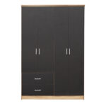 ΝΤΟΥΛΑΠΑ 4ΦΥΛΛΗ BRIANA ME 2 ΣΥΡΤΑΡΙΑ HM339.04 SONAMA-ΓΚΡΙ 120Χ42,5Χ180,5εκ. - Image 4