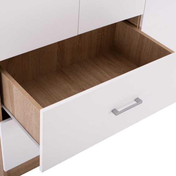 ΝΤΟΥΛΑΠΑ 4ΦΥΛΛΗ ME 2 ΣΥΡΤΑΡΙΑ BLAKELY HM339.06 SONAMA ΛΕΥΚΗ 120Χ42,5Χ180,5 εκ. - Image 5