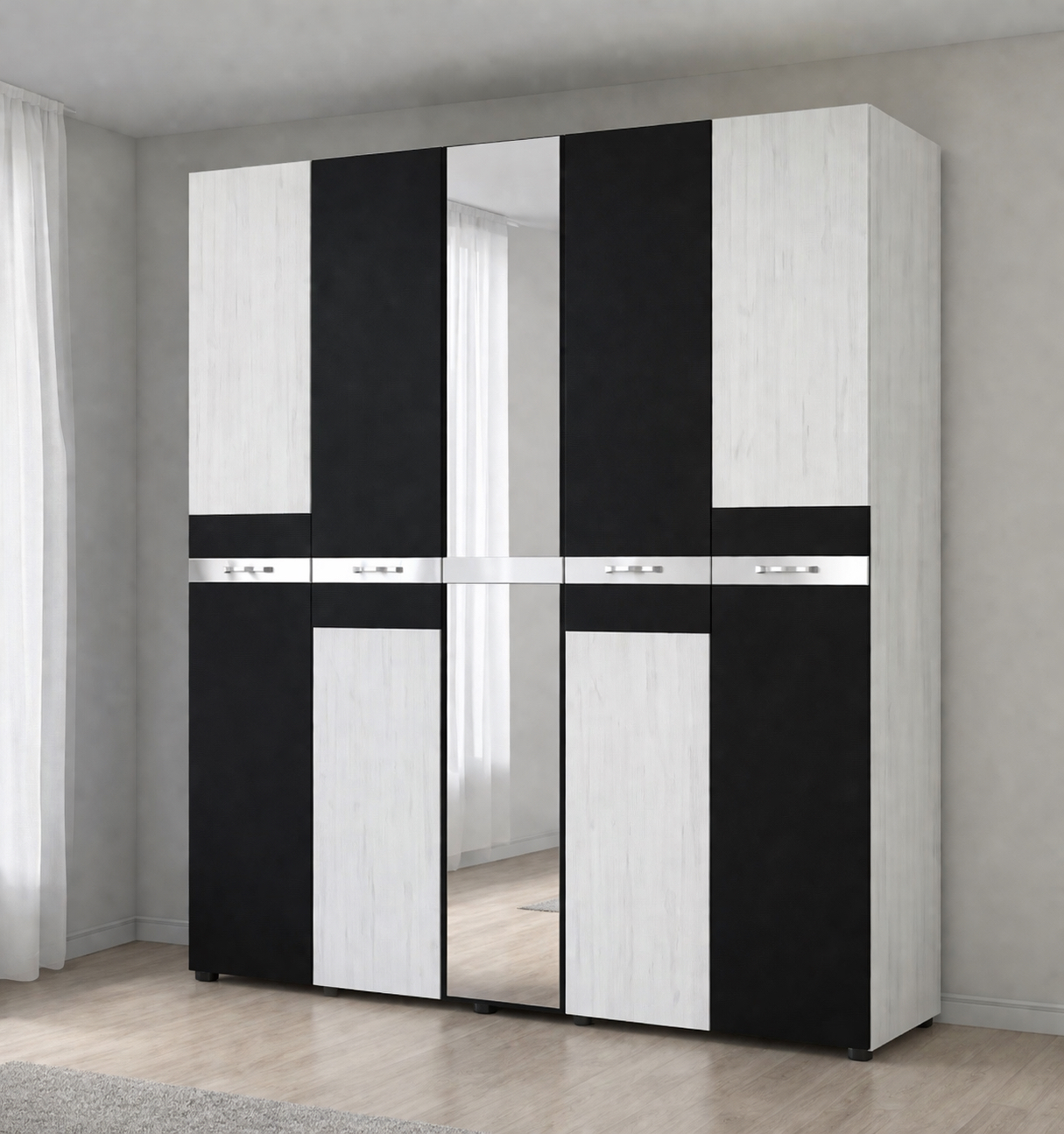 Ντουλάπα Stillo-Smart Home Ντουλάπα Stillo-Smart Home, 169/52/201 εκ, Genomax - Image 1