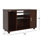 ΝΤΟΥΛΑΠΙ ΓΡΑΦΕΙΟΥ VANCE ΕΠΑΓΓΕΛΜΑΤΙΚΟ WENGE HM2051.12 108Χ41Χ68Υ εκ. - Image 2