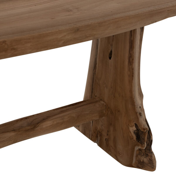 ΠΑΓΚΑΚΙ YEDI HM9347 ΑΠΟ ΜΑΣΙΦ ΞΥΛΟ TEAK ΦΥΣΙΚΟ 80X40X44Y εκ. - Image 6