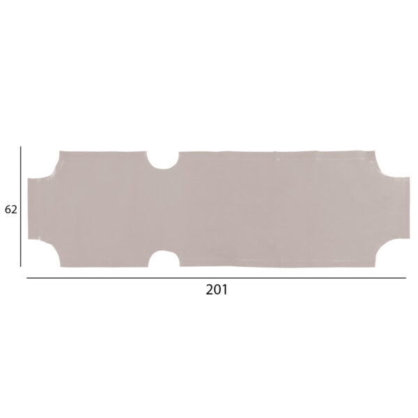 ΠΑΝΙ TEXTILENE 600gr/m2 2X1 ΑΝΤΑΛΛΑΚΤΙΚΟ ΞΑΠΛΩΣΤΡΑΣ HM5072.60 ΕΚΡΟΥ - Image 2