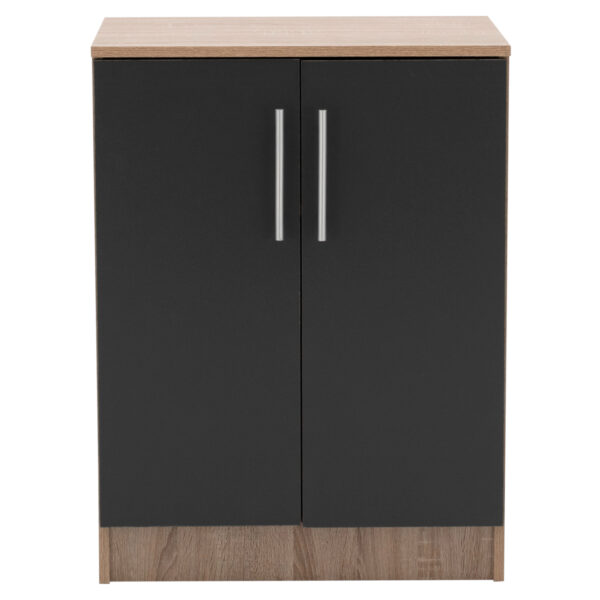 ΠΑΠΟΥΤΣΟΘΗΚΗ ΝΤΟΥΛΑΠΙ ΞΥΛΙΝΗ EMERIE HM2206.04 SONAMA-ΓΚΡΙ 60X40,5X80 εκ. - Image 4