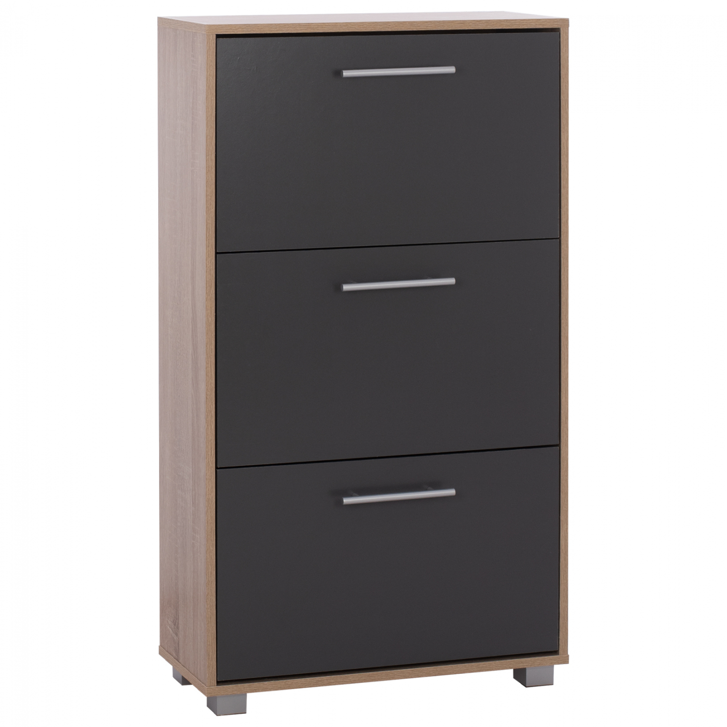 HM2221.04 ΠΑΠΟΥΤΣΟΘΗΚΗ ΞΥΛΙΝΗ DAVINA HM2221.04 SONAMA-ΓΚΡΙ 3ΘΕΣΕΩΝ 62Χ24Χ110Υεκ - Image 1