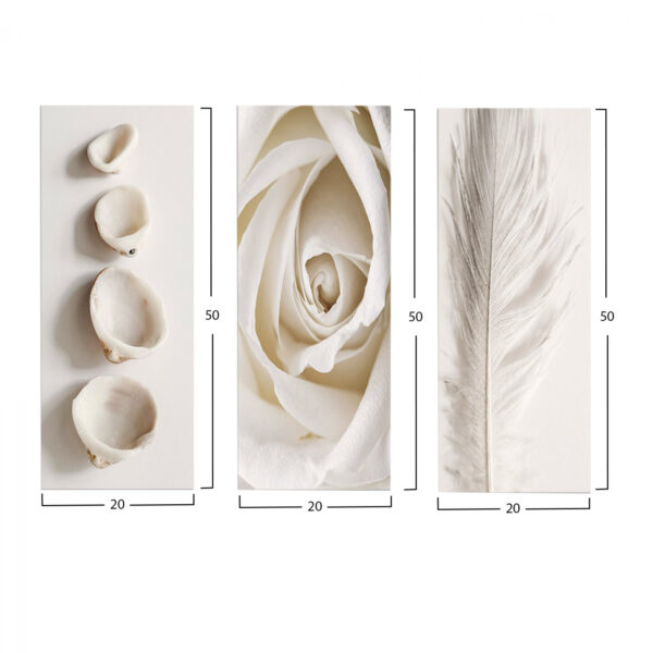 ΠΙΝΑΚΑΣ ΤΡΙΠΤΥΧΟ MDF NATURAL ELEMENTS HM7204.05 60X0,3X50 εκ. - Image 2