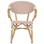 ΠΟΛΥΘΡΟΝΑ BAMBOO LOOK HM5861.03 ΚΑΦΕ-ΛΕΥΚΟ 58.5x58x82Υεκ. - Image 3