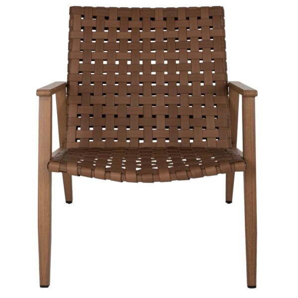 ΠΟΛΥΘΡΟΝΑ FELIPE HM5868.01 ΜΕΤΑΛΛΟ ΟΨΗ ΞΥΛΟΥ & RATTAN ΔΕΡΜΑ-LOOK 63,5x75,5x77εκ. - Image 3