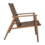 ΠΟΛΥΘΡΟΝΑ FELIPE HM5868.01 ΜΕΤΑΛΛΟ ΟΨΗ ΞΥΛΟΥ & RATTAN ΔΕΡΜΑ-LOOK 63,5x75,5x77εκ. - Image 4