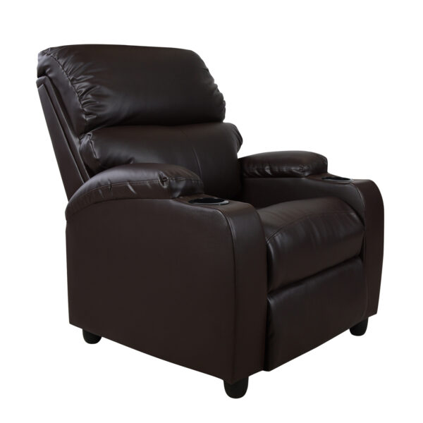 ΠΟΛΥΘΡΟΝΑ RELAX HM0122 PU ΚΑΦΕ 80x95x103Υ εκ. - Image 2