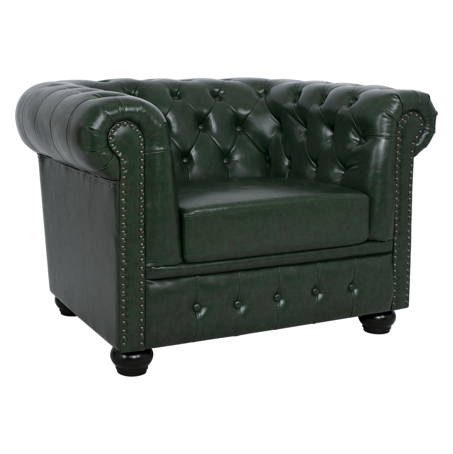HM3011.08 ΠΟΛΥΘΡΟΝΑ T.CHESTERFIELD POLINA HM3011.08 PU ΚΥΠΑΡΙΣΣΙ 106x87x70Y εκ. - Image 1