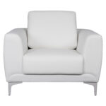 ΠΟΛΥΘΡΟΝΑ KENZIE HM3121.12 ΜΕ ΛΕΥΚΟ PU 89x81x81 εκ. - Image 3
