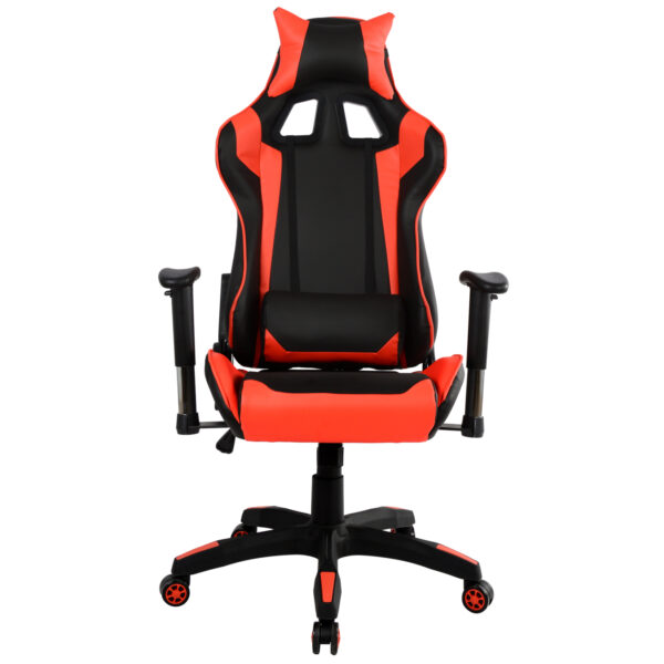 ΠΟΛΥΘΡΟΝΑ GAMING ZAYN HM1056.01 ΜΑΥΡΟ-ΚΟΚΚΙΝΟ PU 67x70x134 εκ. - Image 2