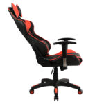 ΠΟΛΥΘΡΟΝΑ GAMING ZAYN HM1056.01 ΜΑΥΡΟ-ΚΟΚΚΙΝΟ PU 67x70x134 εκ. - Image 4