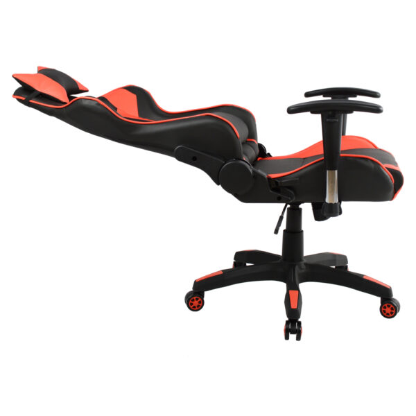 ΠΟΛΥΘΡΟΝΑ GAMING ZAYN HM1056.01 ΜΑΥΡΟ-ΚΟΚΚΙΝΟ PU 67x70x134 εκ. - Image 5