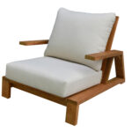 ΠΟΛΥΘΡΟΝΑ LOUNGE MIREX HM6641 ΞΥΛΟ ΑΚΑΚΙΑΣ ΦΥΣΙΚΟ-ΕΚΡΟΥ ΜΑΞΙΛΑΡΙΑ 81x96x68Υεκ - Image 4