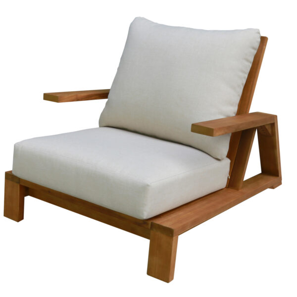 ΠΟΛΥΘΡΟΝΑ LOUNGE MIREX HM6641 ΞΥΛΟ ΑΚΑΚΙΑΣ ΦΥΣΙΚΟ-ΕΚΡΟΥ ΜΑΞΙΛΑΡΙΑ 81x96x68Υεκ - Image 4