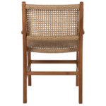 ΠΟΛΥΘΡΟΝΑ ΜΑΣΙΦ ΞΥΛΟ ΤEAK ΦΥΣΙΚΟ RATTAN ΣΧΟΙΝΙ 54Χ58Χ88Υεκ.HM9385.01 - Image 6