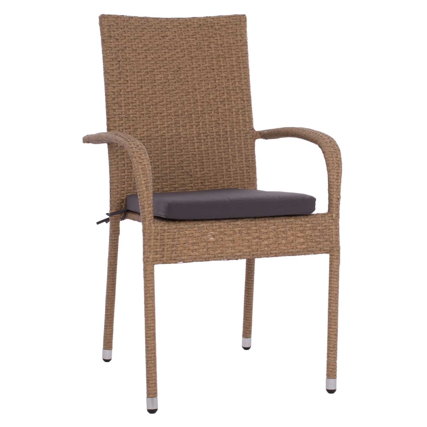 HM5685.02 ΠΟΛΥΘΡΟΝΑ ΜΕΤΑΛΛΙΚΗ ANISHA HM5685.02 ΜΕ ΜΑΞΙΛΑΡΙ WICKER ΚΑΦΕ-ΜΟΚΑ ΣΤΟΙΒ/ΜΕΝΗ 56x60x94 εκ. - Image 1